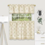 Achim Light Filtering Printed Tier & Valance Window Curtain Set - X 36/58 1 New. Price: $35.28.