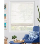 Chicology Cordless Light Filtering Fabric Roman Shade - Pacific White New. Price: $49.99.