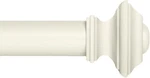 Drapery Window Curtain Rod Set Square Design 1/8 28 To 48 Inch Ivory White New. Price: $12.39.