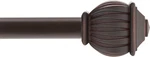 KN71712 Beckett Soft Square End Standard Decorative Window Curtain Rod, 28-48" New. Price: $55.41.