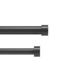 Umbra 1014401-111 Cappa Double Curtain Rod Modern Telescopic 66-120 New. Price: $63.64.