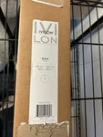 Ivilon Drapery Rod Set In. 1/8 Model 211-151BLA-48-86 Black Finish New. Price: $18.33.