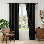 Pony Dance 100% Blackout Curtains 52" X 84 Thermal Insulated New. Price: $19.00.