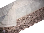 Chf Macrame Crocheted Tan/gold Tailored Valance 12 X 50 Used. Price: $15.20.