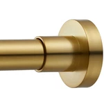 Gold Shower Curtain Rod Never Rust Drill Non-slip Spring Tension ... New. Price: $38.30.