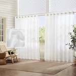 Elrene Home Fashions Carmen Sheer Extra-wide Weatherproof Indoor/outdoor Grom... New. Price: $42.81.