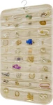 Hanging Jewelry Organizer Storage Roll With Hanger Metal Hooks Double-sided New. Price: $11.75.