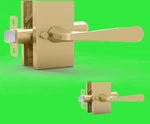 Mega Handles Serrano Privacy Door - 1 Pack Interior Reversible Gold Do... Open. Price: $39.99.