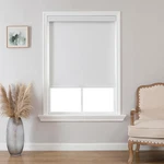 Joydeco 100% Blackout Roller Shade, White, 73" X 96" New. Price: $119.99.