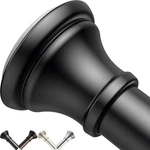 Black Shower Curtain Rods, 43-72 Inches, Rust Resistance, Adjustable New. Price: $30.54.