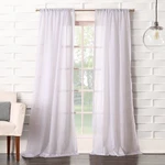 No. 918 Tayla Crushed Texture Semi-sheer Rod Pocket Curtain Panel, 50" 84",... New. Price: $15.71.