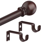 Authandis Bronze Curtain Rods For Bedroom With BRACKETS,5/8 32-48, New. Price: $14.76.