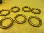 New Kirsch Wooden Drapery Rings Bronze 3-1/4X2-3/4" *free Shipping* Lot Of 7. Price: $16.99.