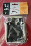 Umbra Adjustable Drapery Brackets 2 Pc 3"-4.5" (7.6-11.4 Cm) New. Price: $5.00.