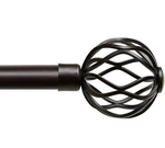 Exclusive Home Ogee 1" Curtain Rod And Coordinating Set Matte Bronze 36 -72 New. Price: $19.95.