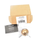 Ivilon Bay Window Curtain Rod Corner Connector Warm Gold JC15 Single Unit Open. Price: $13.99.