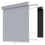 Grey Cordless Roller Shades Room Darkening & Uv Protection (34" X 72" New. Price: $74.14.