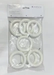 Kirsch Wood Trends Classics Rings, For 1-3/8" Pole, White # 5602EG025 Silver Eye New. Price: $18.99.