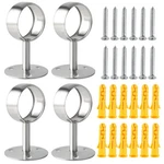 Alise Curtain Rod Bracket 2''DIA,CLOSET Holders Wall Mounted,ceiling New. Price: $37.09.