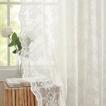 Yj Yanjun Vintage Lace Curtains Inches 52"W X 63"L (pack Of 2), Ivory New. Price: $40.27.