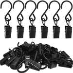Amzseven Stainless Steel Hooks Curtain 2.4 Inches, Long Black New. Price: $24.53.