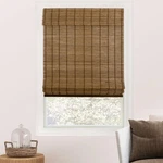 Chicology Bamboo Roman Shades Designer Eco-friendly Light 29"W X 64"H, Elk New. Price: $54.99.
