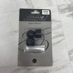 Corner Connector Satin Black Premium Quality By Cambria Classic Complete New. Price: $7.38.