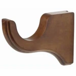 Kirsch Estate Oak Wood Trends Bracket- 1/2" Return, For Pole (5503EG820) Open. Price: $18.99.