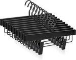 Black Wooden Pants Hangers, Skirt With Clips, Deluxe Jeans New. Price: $83.55.
