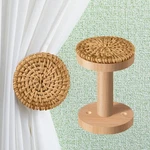 Boho Curtain Holdbacks Rattan Tiebacks Pack Of 2 For Curtai... New. Price: $21.88.