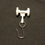 Room/dividers/now Curtain Track Roller Hooks Rail Ceiling Gliders Se... New. Price: $21.33.