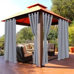 Bonzer Outdoor Curtains For Patio Waterproof - Light Blocking Weather Resista... New. Price: $18.42.