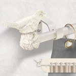 Kveeo White Curtain 48 To 90 Inches Rods For Windows Adjustable Deco New. Price: $67.09.