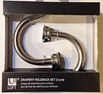 Umbra Loft Knob Drapery - Piece Holdback Set Brushed Nickel 028295239929 New. Price: $48.99.