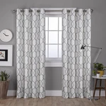 Kochi Light Filtering Linen Blend Grommet Top Curtain Panel Pair, 52X84, Dove New. Price: $43.99.