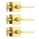 Heittis 3 Pack Brushed Brass Interior Door Knobsheavy Duty Gold Knobkeyed New. Price: $106.88.