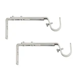 Kenney KN85293 Silver Satin Nickel Adjustable Bracket 3/4 In.. Price: $11.66.