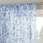 No. 918 Ambree Vintage Floral Sheer Rod Pocket Curtain Panel, 51" X 84", Chin... New. Price: $29.63.