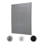 Luckup 2 Pack Cordless Light Filtering Pleated Fabric Shade,easy To Cut And New. Price: $27.89.