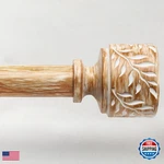 Time Forest Boho Wood Curtain Rods Windows 72 To 144 Inch Diameter New. Price: $54.38.