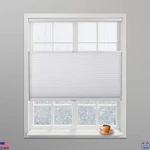 White Light Filtering Cordless Cellular Shades 34" X 60" Honeycomb Blinds New. Price: $87.80.