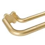 Gold Blackout Double Curtain Rods Set, Usfook Wrap Around For Wi... New. Price: $56.19.