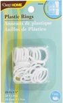Dritz 44346 Plastic Rings 3/4" 24/PKG-WHITE New. Price: $8.96.