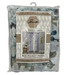 New Ricardo Whimsical Sheer Floral Rod Pocket Window Panel Curtain Multicolor. Price: $17.99.