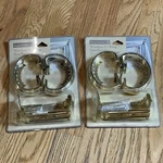 2 Pair Hometrends Decorative Holdback Windsor Ring Scarfholder Treatment New. Price: $14.99.