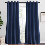 Blackout Curtains 55 X 90 Navy Grommet 2 Pieces Nicetown Sliding Door Window New. Price: $59.99.