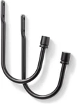 Curtain Holdbacks 2PCS, Tiebacks Wall Mounted BLACK-01 New. Price: $13.24.