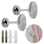 Shonmogar Curtain Tiebacks 2 Pack Wall Mounted Zinc Alloy Silver New. Price: $20.41.