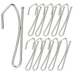 Stainless Steel Curtain Hooks 110 Pcs Single Prongs Pinch Pleat New. Price: $21.99.