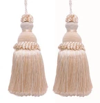 D Copro 5" Key Tassel, Style# Iktj, Color# 5055 - Seashell Ivory Set Of 2 New. Price: $9.59.